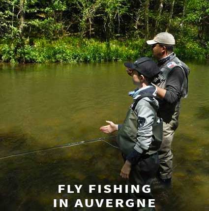 fly fishing in Auvergne